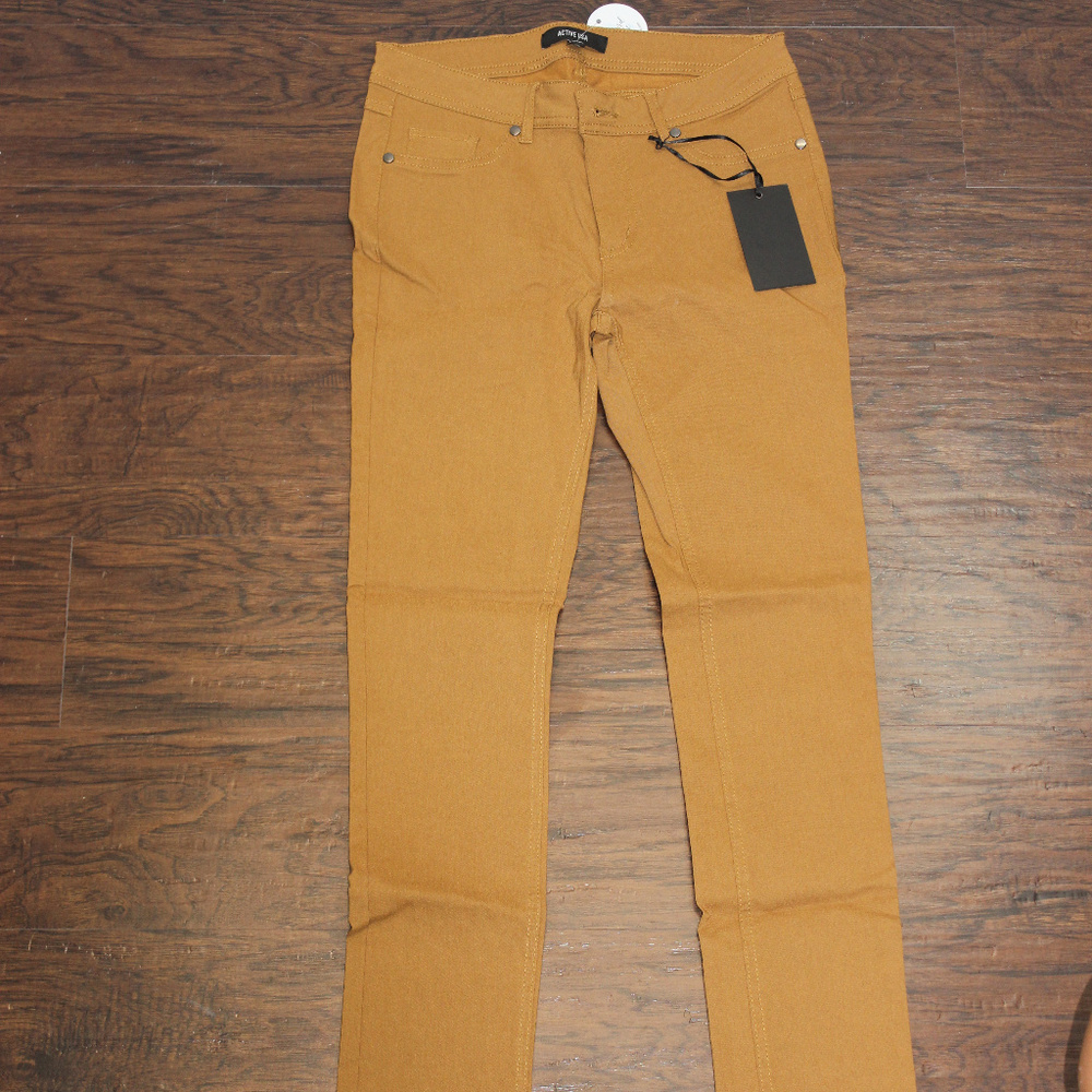 Honey Mustard Jeggings